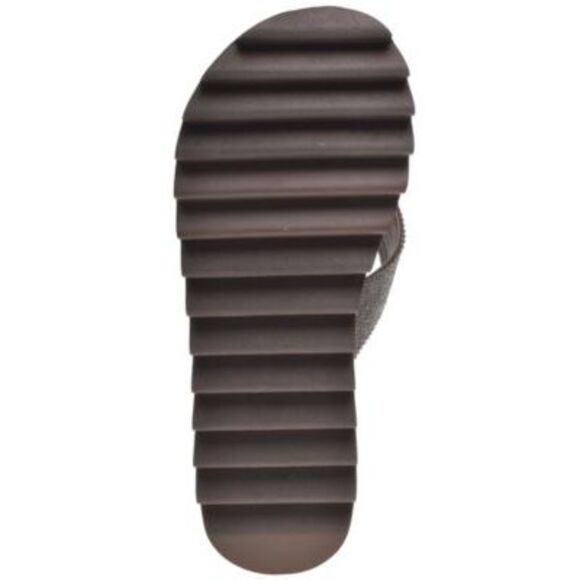 WILD PAIR Womens Brown Kalabasas Toe Wedge Slip On Flip Flop Sandal 7.5 M - Picture 4 of 4